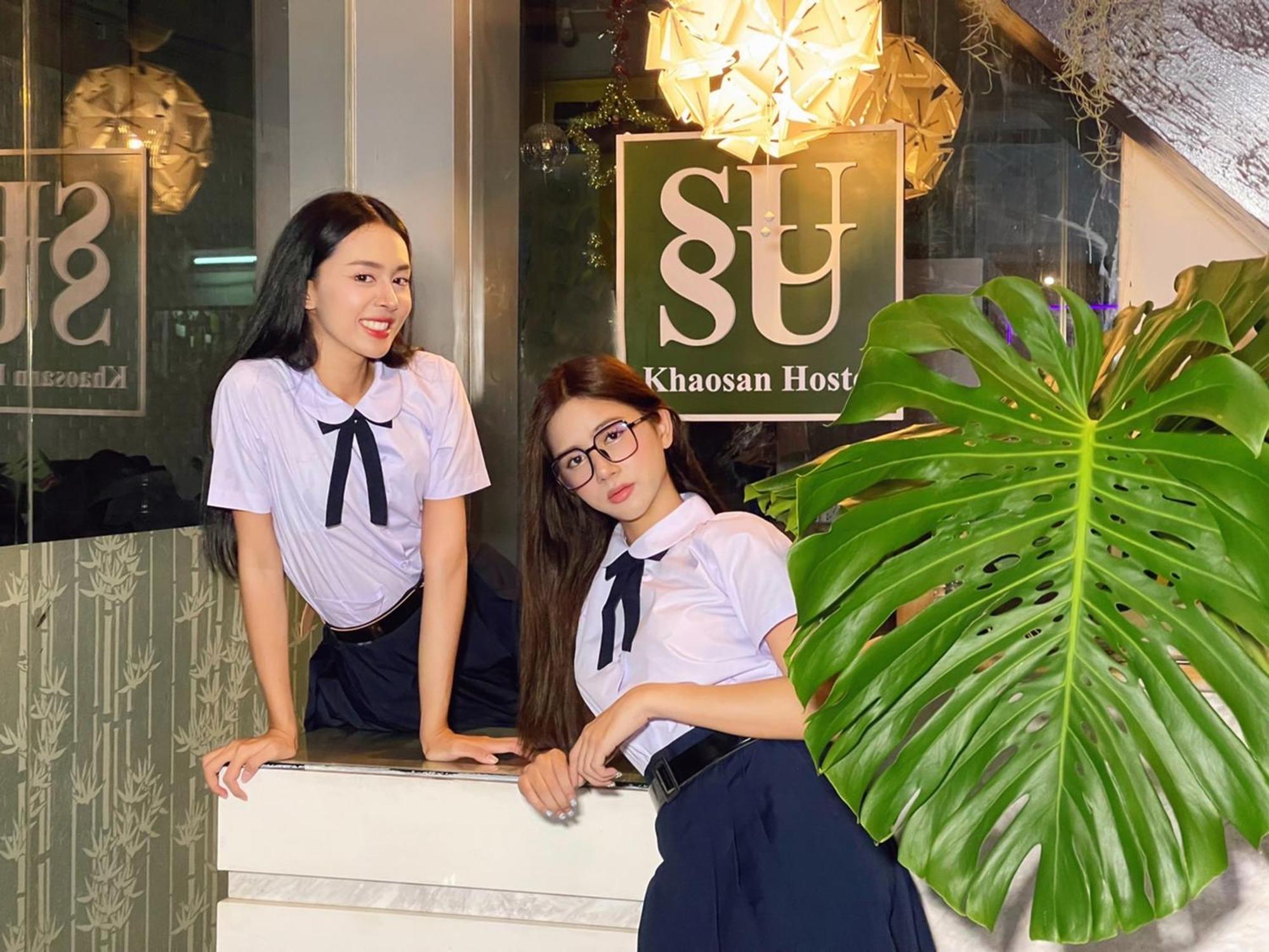 Susu Khaosan Hostel Banguecoque Exterior foto